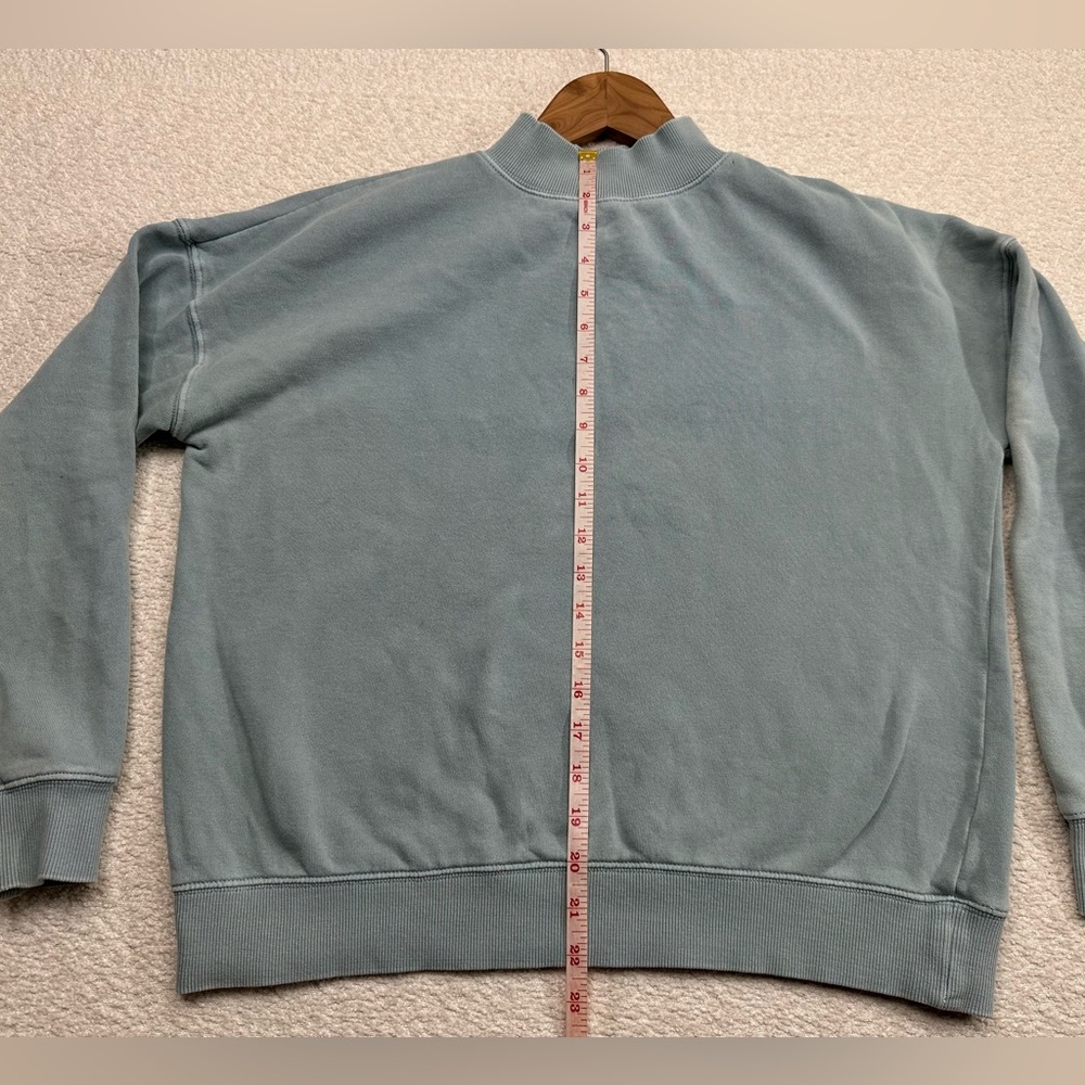 dip Women’s Mock Neck Sweatshirt Blue Size Small - Picture 4 of 5